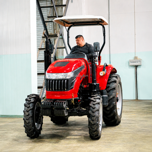 Tracteur à roues Ruijie 50HP 70HP 90HP 4x4 avec rotoculteur, tondeuse à gazon, essieu renforcé, capacité de charge élevée, transmission par engrenages, pompe, pour petites exploitations agricoles 1 - Product Image 3