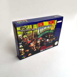 ตลับเกม Kong Country 1 2 3 (ประหยัดแบตเตอรี่) 16 บิต สำหรับเครื่องเล่นวิดีโอเกม SNES เวอร์ชั่นยุโรป NTSC - Product Image 2