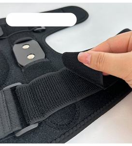 Open Patella Design Siliconen Kussen Scharnierende Kniebrace Met Dubbele Metalen Zijstabilisatoren - Product Image 6