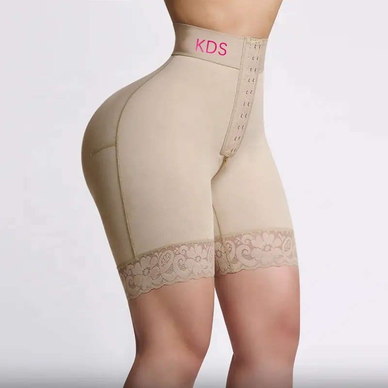 Culotte de contrôle taille haute Post-partum Fajas Shorts Butt Lifter Femmes Shapewear Tummy Tuck Control Panties Fajas Colombianas