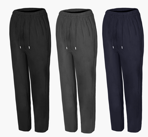 Pantalones CoolFormula de Seda Helada Transpirables, Elásticos y Ligeros para Verano, Sin Arrugas, Casuales, Largos con Bolsillos con Cremallera - Product Image 1