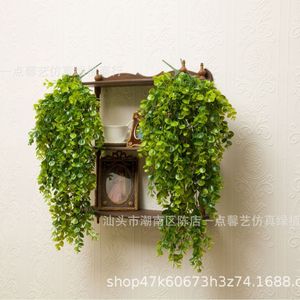 Yidian Xinyi Artificial Hanging Greenery 80cm Plastic Vines <b>Wall</b> <b>Decor</b> Indoor Outdoor Use - Product Image 2