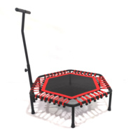 Trampoline de 40 pouces pour enfants, extérieur et intérieur, avec tapis en PVC, pour garçons et filles, idéal pour la maison, la salle de sport ou le jardin