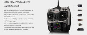 <span class=keywords><strong>RadioLink</strong></span> <span class=keywords><strong>AT9S</strong></span> <span class=keywords><strong>Pro</strong></span> Transmisor de 10 Canales con Receptor R9DS, Control Remoto para Helicóptero RC, Quadcopter, Accesorios para Automóviles - Product Image 5
