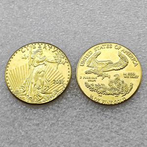 Monedas conmemorativas de 25 dólares de los Estados Unidos de América de 1986, 2021, con diseño de "Águila Dorada Americana", regalos, decoración del hogar - Product Image 5