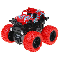 Vehículo de Tracción en las Cuatro Ruedas, Camioneta Monstruo de Juguete, Auto de Empuje, Vehículo de Fricción Barato para Niños, Miniaturas