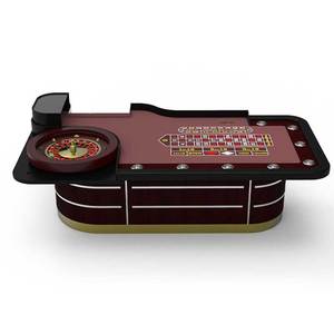 Casino Quality <strong>Roulette</strong> <strong>Table</strong> With Classy <strong>Roulette</strong> Wheel with Strong Heavy Wooden Legs/Base Waterproof <strong>Felt</strong> - Product Image 4