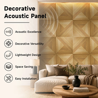 Panneaux muraux acoustiques en feutre imprimés UV, alternative au tableau en liège, lot de 6, pour studios et bureaux à domicile