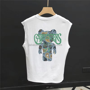 T-Shirt Hip-Hop da Uomo di Alta Qualità a <span class=keywords><strong>Maniche</strong></span> <span class=keywords><strong>Corte</strong></span>, 100% Cotone 220g, Vestibilità Ampia, Nuova Collezione, Vendita all'Ingrosso - Product Image 2