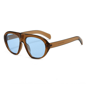 Custom Logo 2026 Fashion Retro <b>Men</b> Big Frame Sun Glasses UV400 Pilot <b>Square</b> <b>Sunglasses</b> for Women - Product Image 5