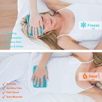 Compresse de gel réutilisable avec sangle pour la thérapie par le chaud/froid, soulagement de la douleur et récupération des blessures - Fournitures de thérapie de réadaptation