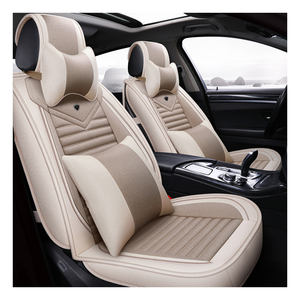 Großhandel 9 Stück Buchweizen umwelt freundliche Luxus Leinen Autos itz bezüge Full Set Universal - Product Image 1