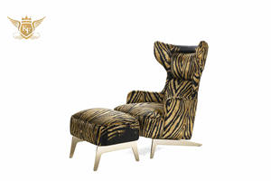 Meilleures ventes, prix d'usine, design moderne et luxueux, <span class=keywords><strong>tabouret</strong></span> de loisirs, fauteuil en cuir pour salon - Product Image 2