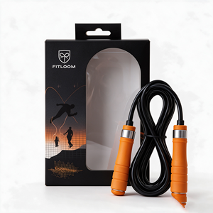Wholesale Custom Printed Paper <b>Boxes</b> With Clear PVC <b>Display</b> Window For Rope Skipping Jump Rope Packaging - Product Image 1