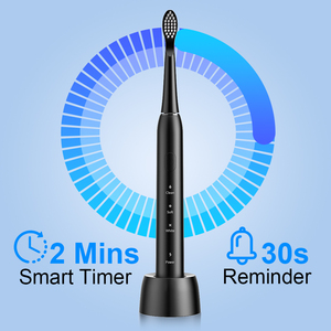 Logo personnalisable couleur IPX7 étanche USB type c charge sans fil longue durée de vie de la batterie brosse à dents électrique sonique intelligente M500 - Product Image 5