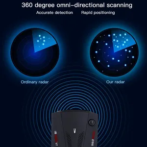 V7 Radar Detector Voice Alert & Car Speed Alarm System With 360 Degree <b>Detection</b> Car Electronic <b>Dog</b> Vehicle Mobile Radar Speedom - Product Image 4