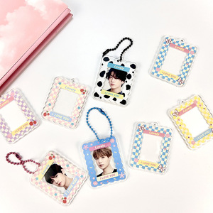 Porte-clés <span class=keywords><strong>en</strong></span> acrylique personnalisé avec votre propre logo, porte-clés transparent, anime mignon, <span class=keywords><strong>cadre</strong></span> <span class=keywords><strong>photo</strong></span> brillant, porte-clés <span class=keywords><strong>en</strong></span> acrylique, cadeau - Product Image 1