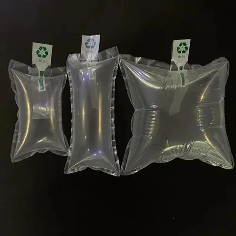 Sacos de plástico com válvula de almofada de ar de amortecimento personalizados com recurso de amortecimento aprimorado