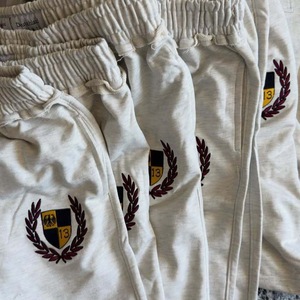 Custom Embroidered Y2K Streetwear <b>Bermuda</b> <b>Shorts</b> <b>Men</b> Cotton Elastic Waist Casual Front Logo Drawstring Closure - Product Image 3