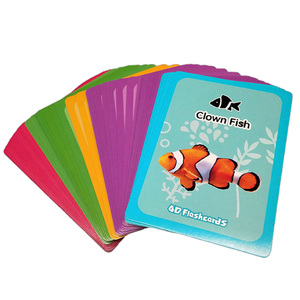Cartes mémoire alphabétiques 4D personnalisées pour enfants, impression de mots d'animaux, apprentissage de l'écriture, cartes éducatives - Product Image 4