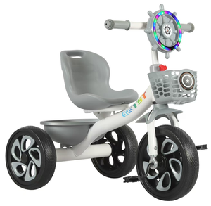 จักรยานสามล้อสำหรับเด็ก2-4ปีจักรยานสามล้อพลาสติกพร้อมดนตรีและไฟ - Product Image 2