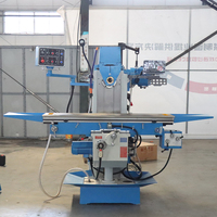 Fraiseuse horizontale universelle X6036, alimentation automatique 3 axes, table de travail 1500 mm, usinage de métaux lourds