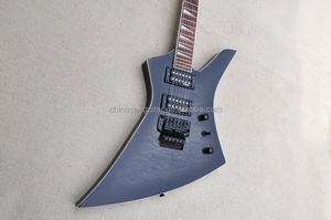 Flyoung Unusual Shape Musical <b>Instrument</b> 6 <b>String</b> Guitar Quilted Maple Veneer - Product Image 2