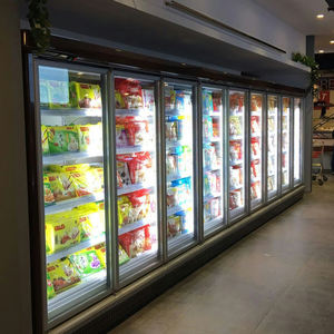 Congélateur vertical à porte vitrée XLF-R3908D, 3900 mm de longueur, 5 portes, <span class=keywords><strong>grand</strong></span> <span class=keywords><strong>volume</strong></span>, pour supermarché - Product Image 5