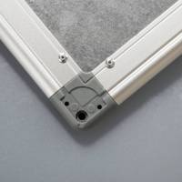 Tableau blanc miniature Madic pour l'école et le bureau, cadre en alliage d'aluminium, effaçable à sec, magnétique, écologique, pour la maison et les enfants, avec effaceur + stylo