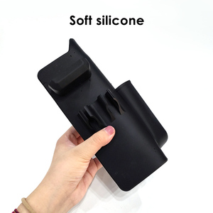 Professional Custom Logo Silicone Razor <strong>Toothbrush</strong> <strong>Toothpaste</strong> <strong>Holder</strong> With Seamless Adhesive Bathroom Set - Product Image 3