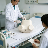 Simulateur d'injection intramusculaire de la hanche HZMIM HZ3-03002 pour l'enseignement médical et la formation des étudiants en soins infirmiers, injection fessière, certifié ISO
