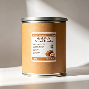 Extracto de Fruta del Monje en Polvo 25% 50% Mogroside V Edulcorante Natural Sustituto del Azúcar Sin OMG Grado Alimenticio Extracto de Luo Han Guo - Product Image 1
