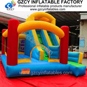 Vente chaude Nouvelle conception Château gonflable portable <span class=keywords><strong>pour</strong></span> enfants avec toboggan Utilisation commerciale Taille et couleur personnalisables - Product Image 5