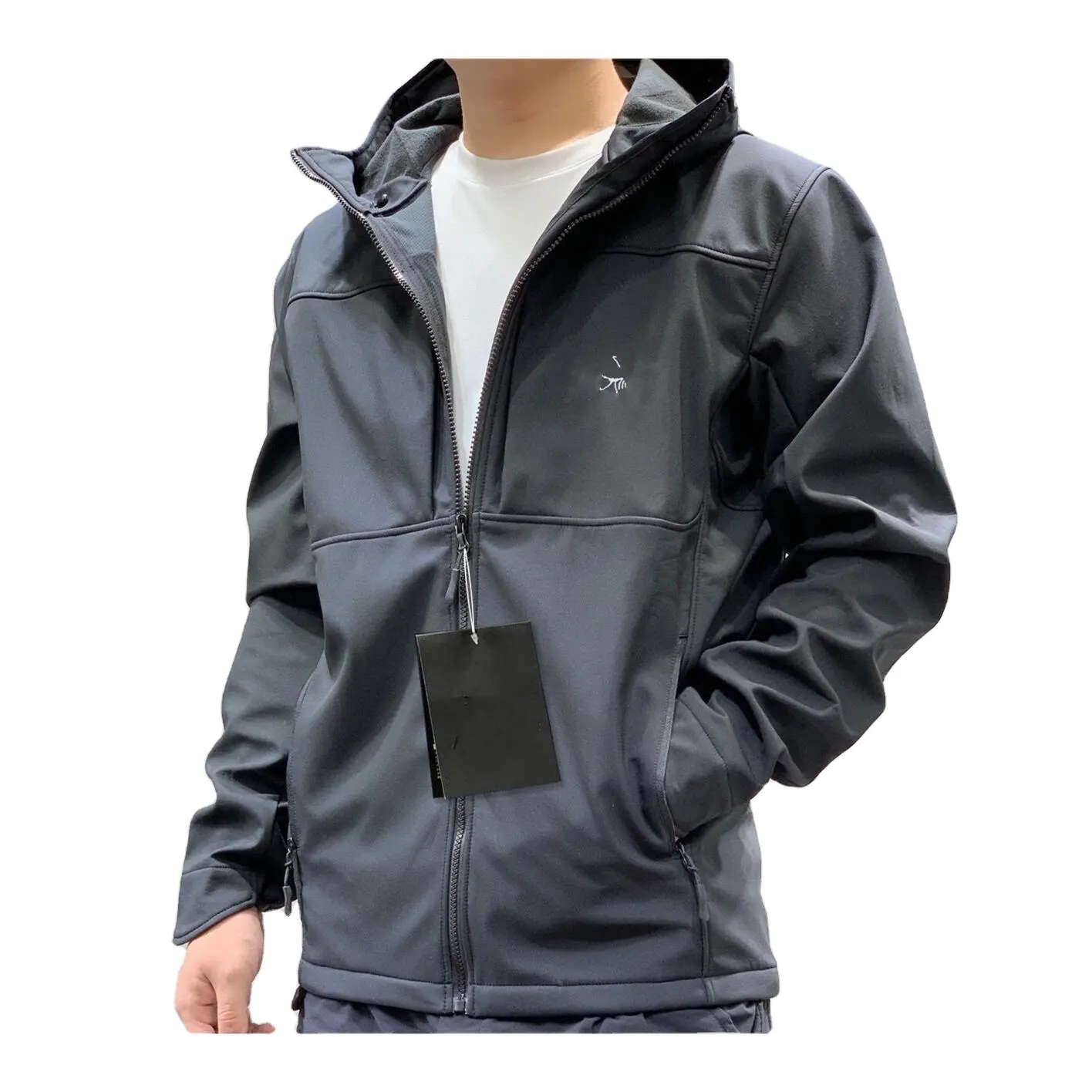 MYS 2022 Unisex Autumn and winter outdoor couple Wear Mountain Waterproof Ski Jacket Windproof Jacket with Hooded