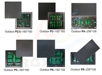 Panel LED de Video P2 de 320*160 mm, Pantalla de Fondo para Montaje en Pared Interior, Pantalla LED de Alta Resolución, Módulo LED