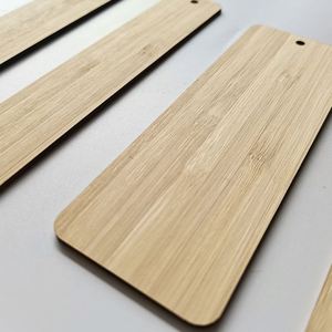 ป้ายไม้ไผ่เปล่าหลากหลายขนาดสำหรับงาน DIY ของขวัญ งานฝีมือ - Product Image 2