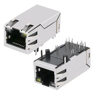 Les connecteurs de RJMG relie les prises modulaires des connecteurs RJ45 avec le JXK0-0203NL de Magnetics