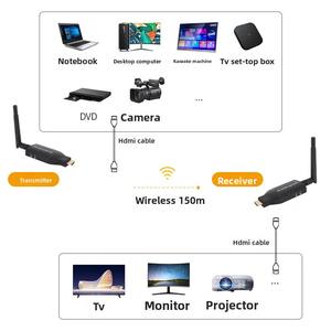 เครื่องส่งสัญญาณวิดีโอไร้สาย อุปกรณ์มิเรอร์หน้าจอ เครื่องส่งสัญญาณแล็ปท็อป เครื่องเลือกเพลง KTV เครื่องรับสัญญาณ HD 4K แบบหน้าจอเดียวกัน ยี่ห้ออื่นๆ - Product Image 2