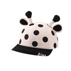 Casquette de baseball en coton souple pour bébé, 5 panneaux, avec imprimé animal de dessin animé, logo personnalisé, utilisable en quatre saisons, en tissu toile - Product Image 5