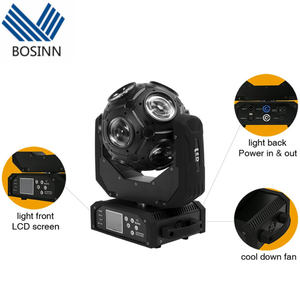 Led <strong>Football</strong> Stage <strong>Light</strong> Rgbw 4in1 <strong>Shade</strong> Beam Lighting DJ Party Decoration Moving Head Spotlight Show Effect Disco Lamp - Product Image 6