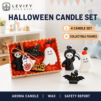 Lindas Velas de Halloween con Diseño de Bruja, Murciélago y Ojo, Letrero de Feliz Halloween, Decoración, Regalo para Fiesta, Casa Encantada, Centro de Mesa Otoñal
