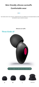 Hot Bán Mềm Silicone Tái Sử Dụng Nút Tai Cho Giảm Tiếng Ồn Thoải Mái Thính Bảo Vệ Cho Ngủ Chuyến Bay Tiếng Ồn - Product Image 2