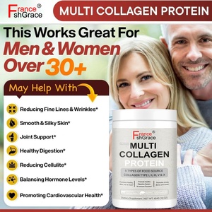 Collagène multi-peptides de haute qualité, extraits végétaux, soutiennent la santé de la peau, des cheveux et des ongles avec de la vitamine C, compléments de collagène en peptides - Product Image 4