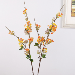 Vendita calda di fiori artificiali di seta <span class=keywords><strong>fiore</strong></span> di pera lungo ramo di ciliegio in <span class=keywords><strong>fiore</strong></span> per la decorazione della casa di nozze decorazione - Product Image 6