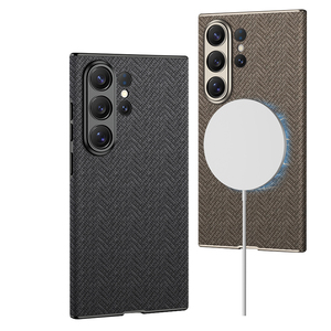 GKK Lucky PU Electroplate Magnetic <b>Ring</b> Wireless Charge Mobile <b>Phone</b> Case for for S26/S25/S24/S23 Ultra Shockproof - Product Image 3