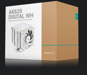 AK620 Digital Display White CPU Cooler 1700 Pin Nickel-plated 6 Heat Pipe <strong>Silent</strong> FDB <strong>Fan</strong> ARGB - Product Image 2