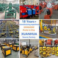 Cintreuse à Arc Électrique Industrielle XUANHUA 3kW 1067kg pour Barres d'Acier, Machine à Rouler les Barres de 12-40mm, Cintreuse Spirale pour Barres d'Armature CE