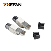 Connecteur de câble Lan Cat7 sans outil, Jack Keystone blindé 8P8C RJ45, Prise modulaire Cat8 sans outil, Adaptateur en alliage de zinc