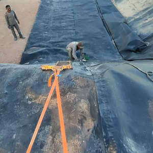 Экологическая геомембрана HDPE для очистных сооружений, противопросачивающаяся пленка - Product Image 3
