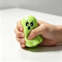 Jouet anti-stress en caoutchouc souple pour Halloween, motifs fantôme, citrouille, crâne, boîte mystère, cadeau de fête, transfrontalier
